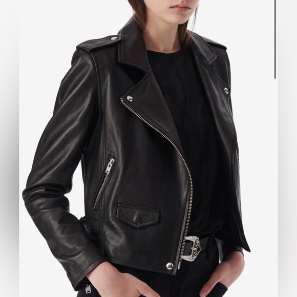 IRO PARIS ASHVILLE LEATHER BIKER JACKET $1205
FR 34/ XS - Picture 2 of 14